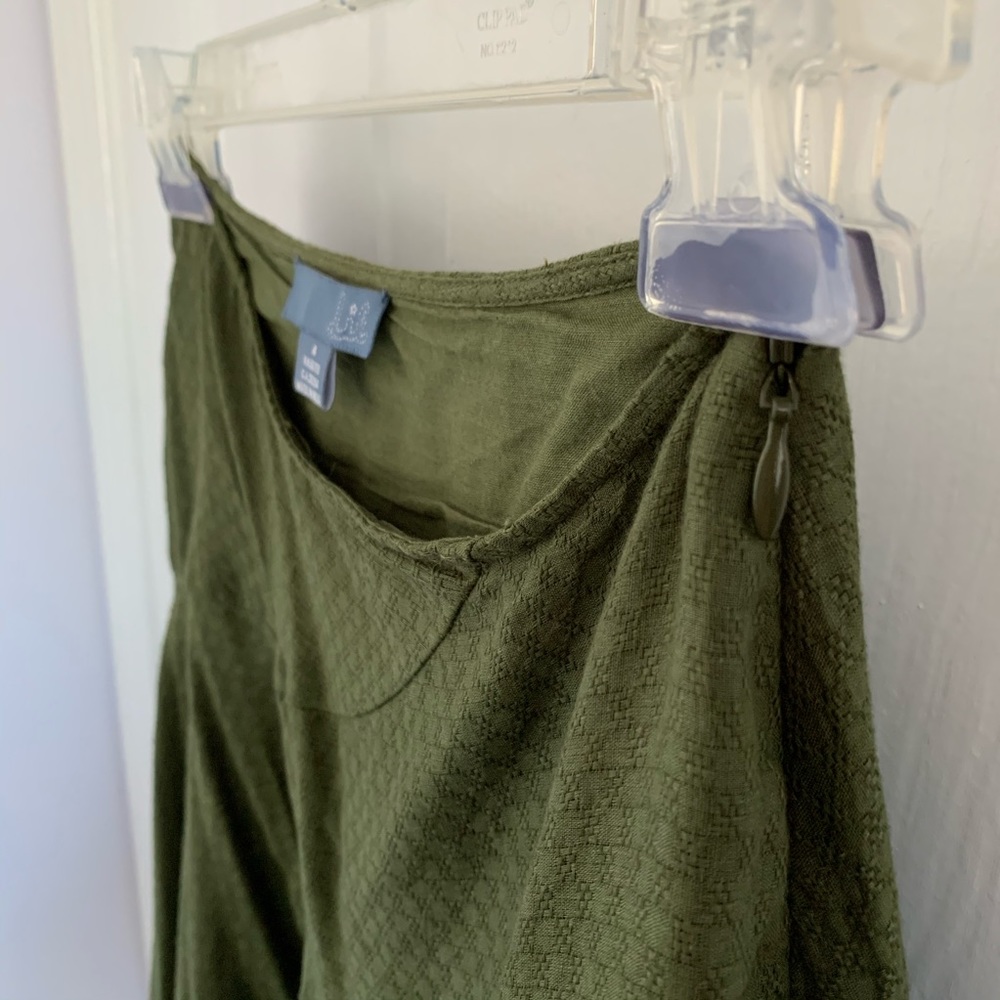 Anthropologie green skirt - Picture 6 of 8